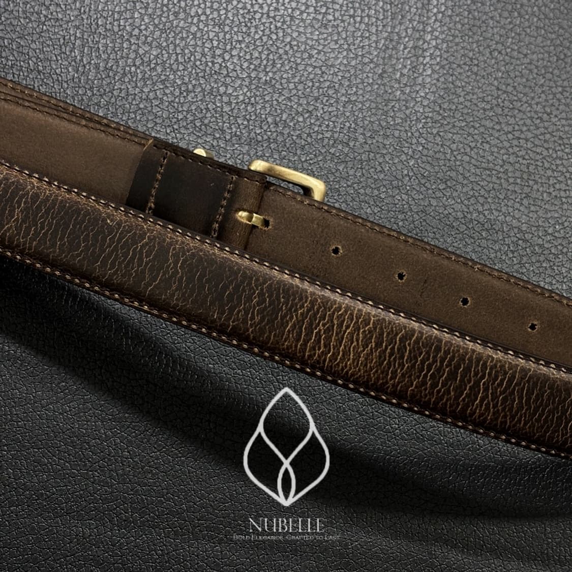 🌗 Vintage leather belt / 이태리 빈티지 가죽 벨트 상품이미지7