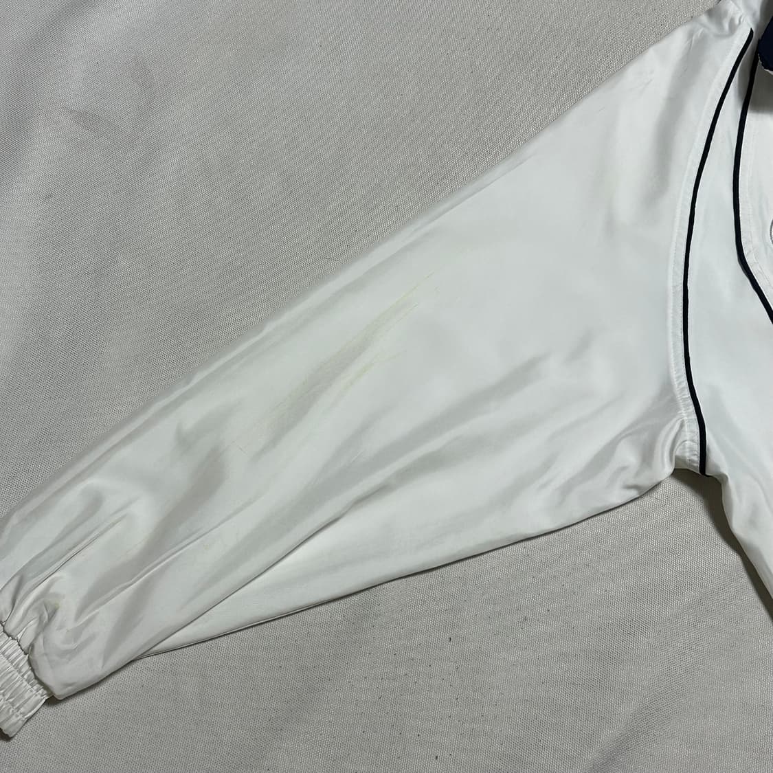 95 아디다스 첼시 화이트 블랙 파이핑 바람막이 상품이미지8