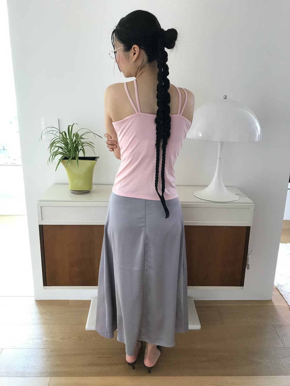 vintage pink sleeveless 상품이미지4