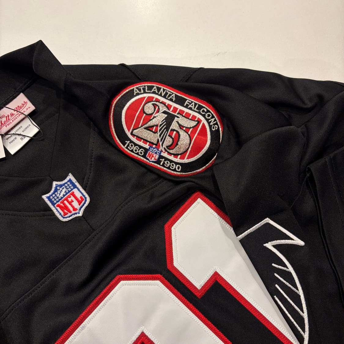 [52] 미첼앤네스 21 디온샌더스 NFL 블랙 저지 반팔 D95 상품이미지6