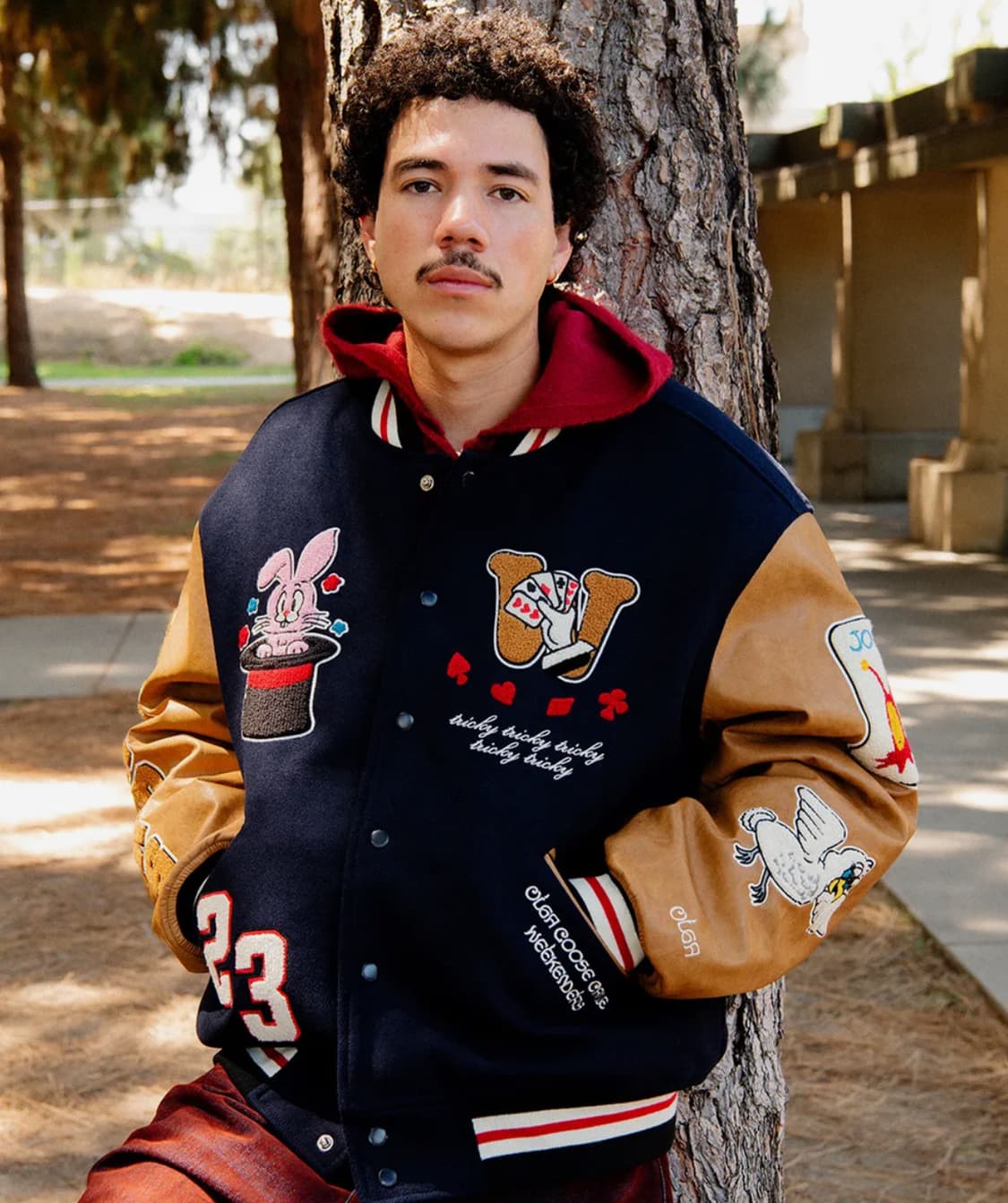 위캔더스 매직 스타디움 자켓 네이비 XL 상품이미지3