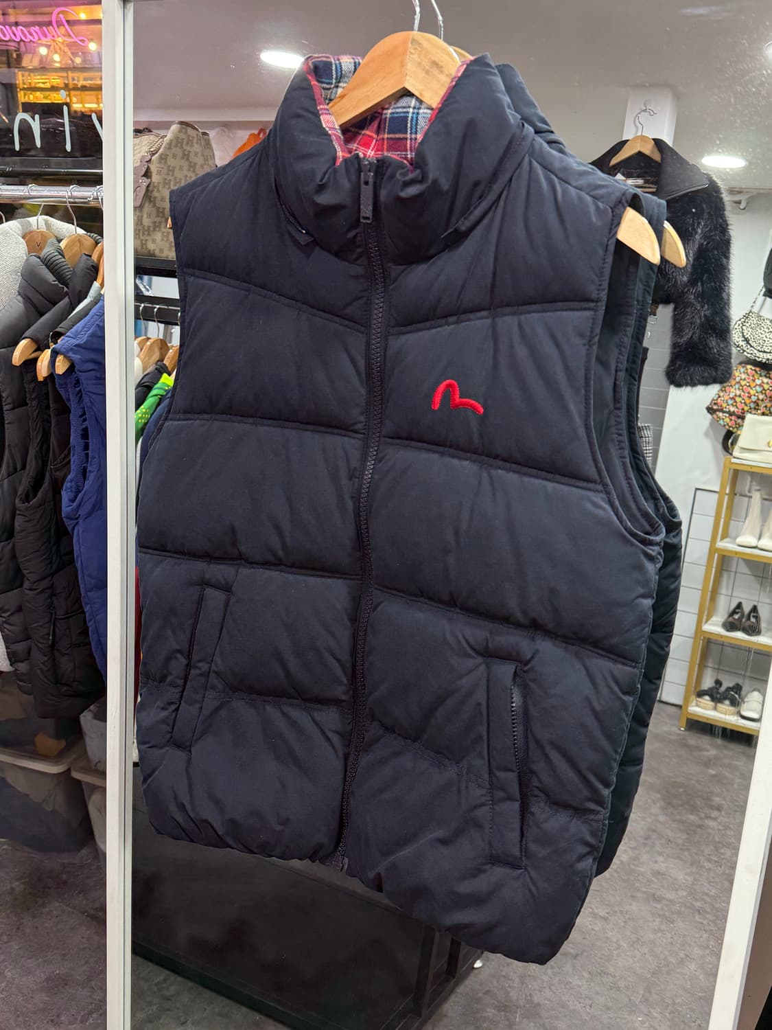 에비수 패딩조끼 상품이미지2