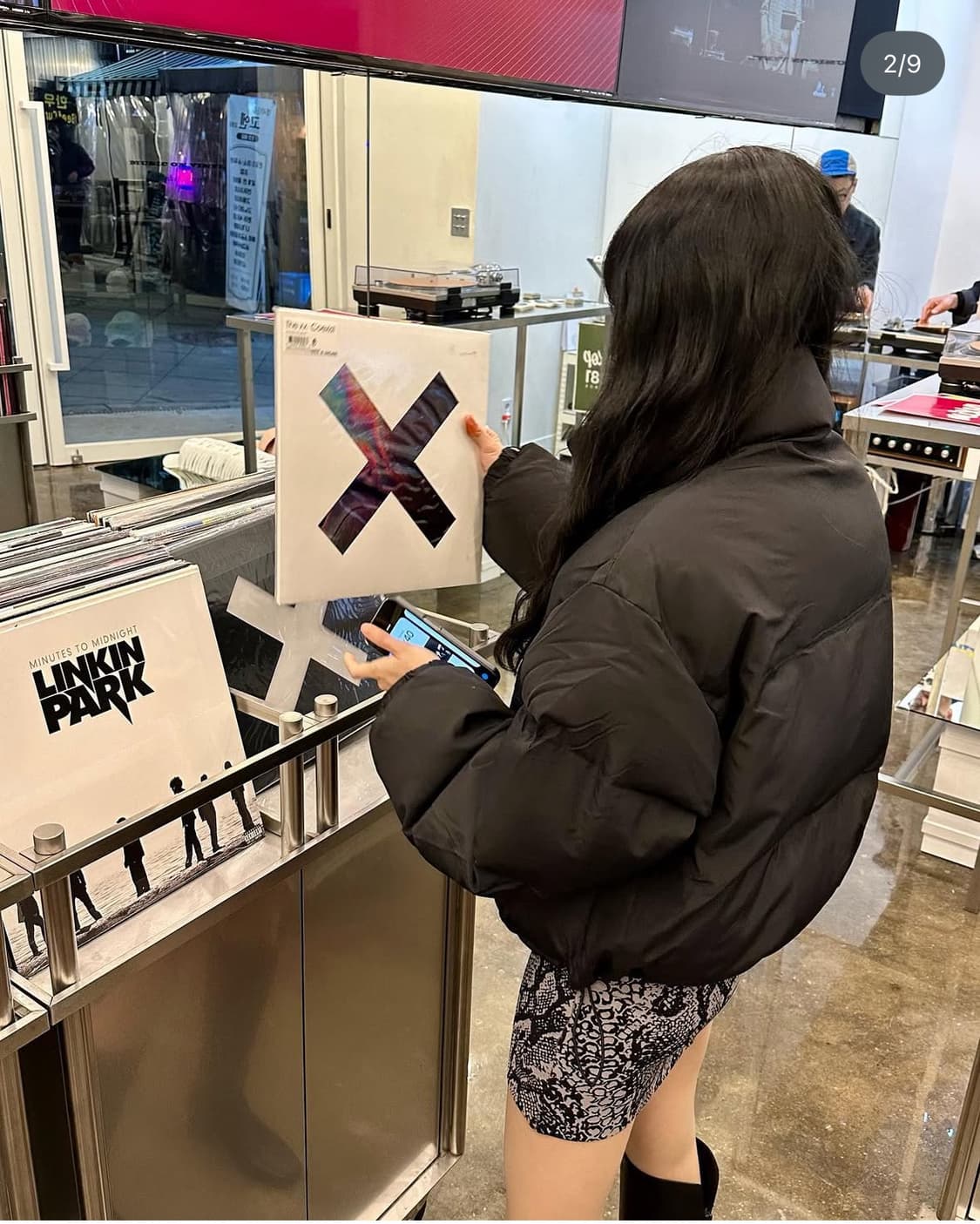 게릴라디오 빈티지 뱀피 파이톤 미니 스커트 고스 메탈룩 할로윈 갸루 상품이미지2