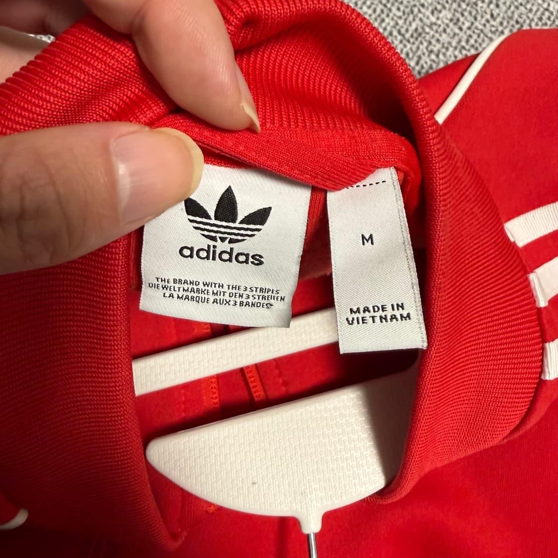 아디다스 슈퍼스타 SST 파이어버드 져지 레드 M 트랙탑 상품이미지3