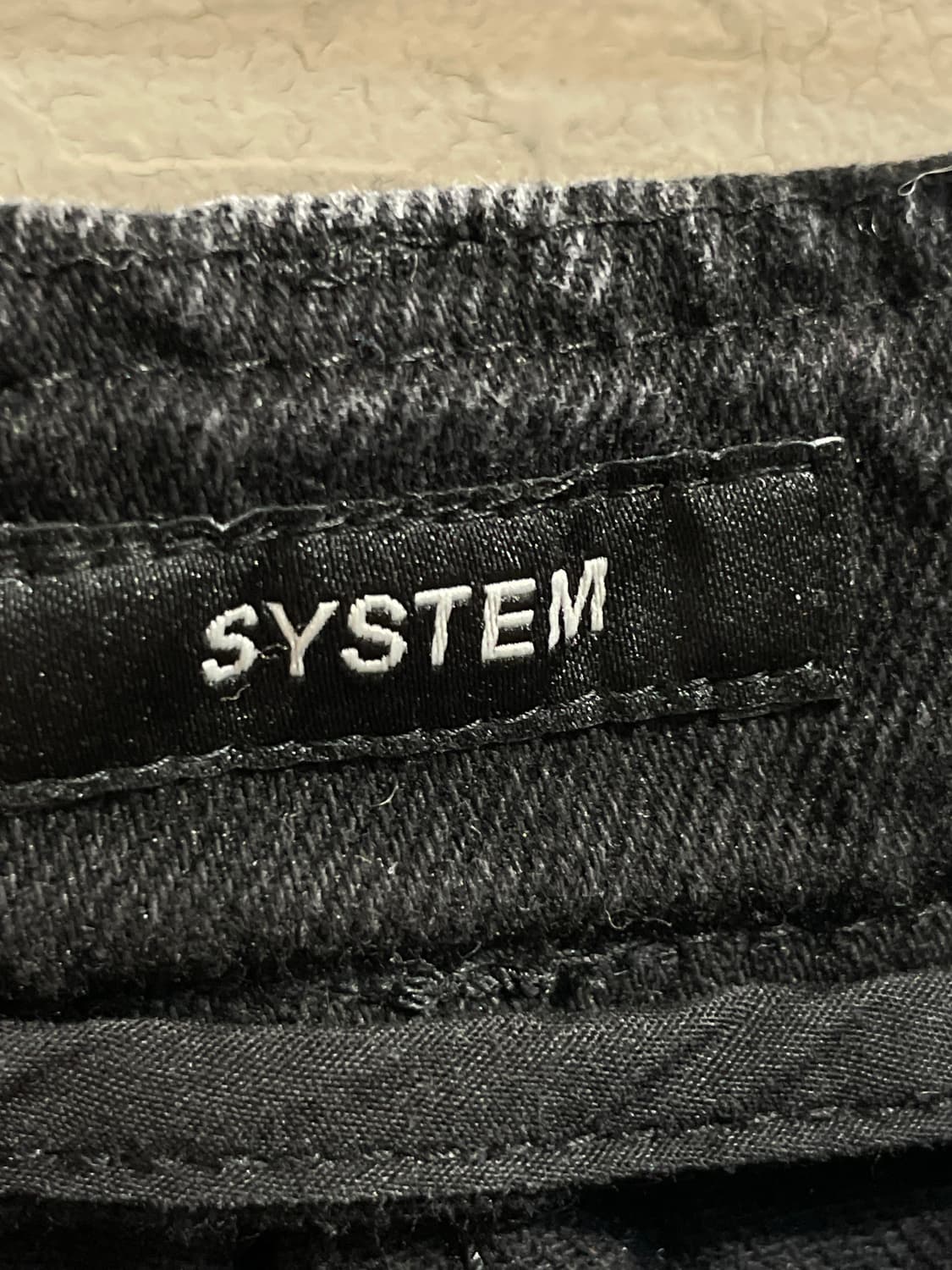 시스템 워싱 코튼 와이드 팬츠 상품이미지5