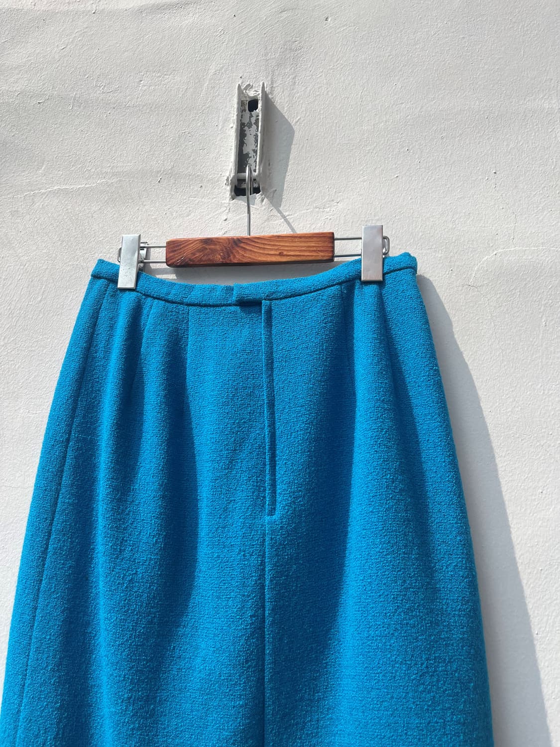 Vintage 부클 블루컬러 스커트  상품이미지4