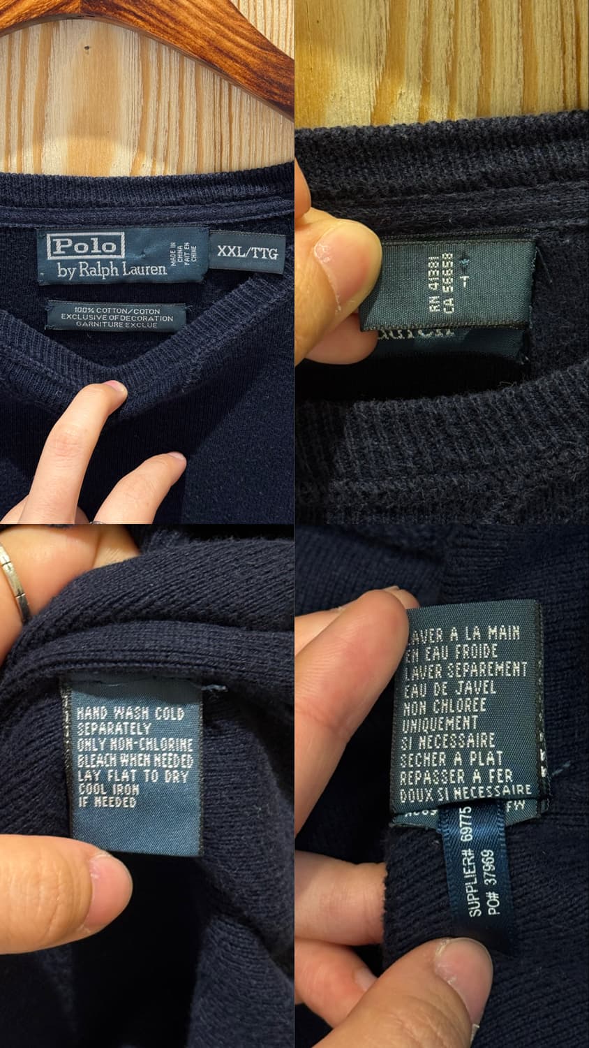 폴로 랄프로렌 코튼 크루넥 스웨터 상품이미지10
