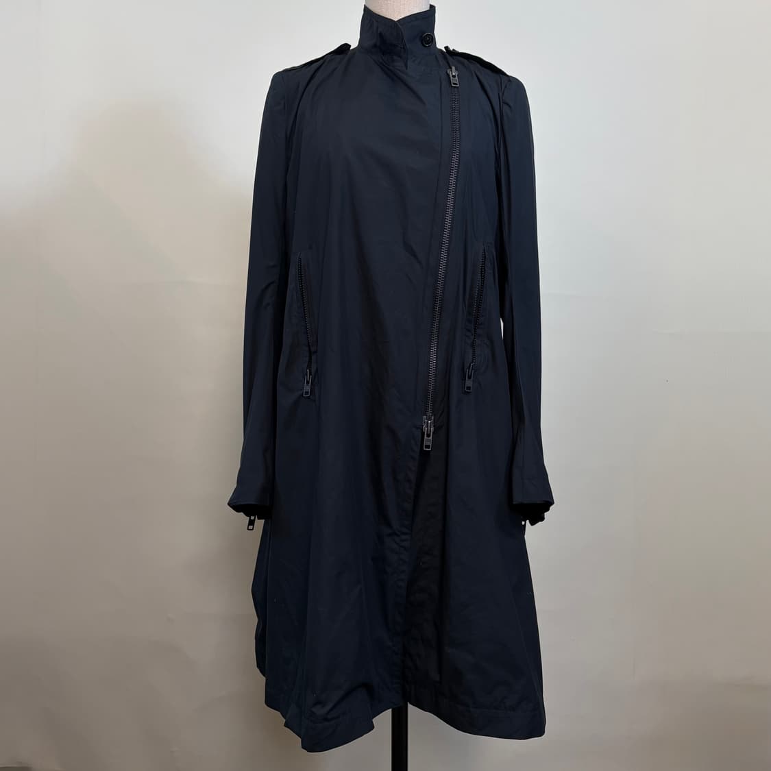 Ann Demeulemeester 앤드뮐미스터 비대칭 트렌치 코트  상품이미지2