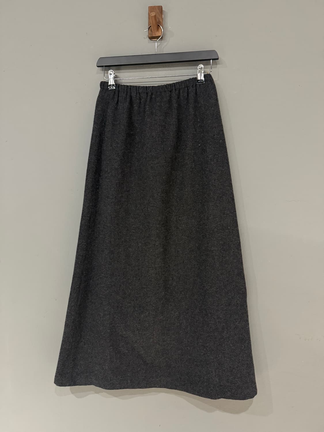 minimal design wool maxi skirt 상품이미지6