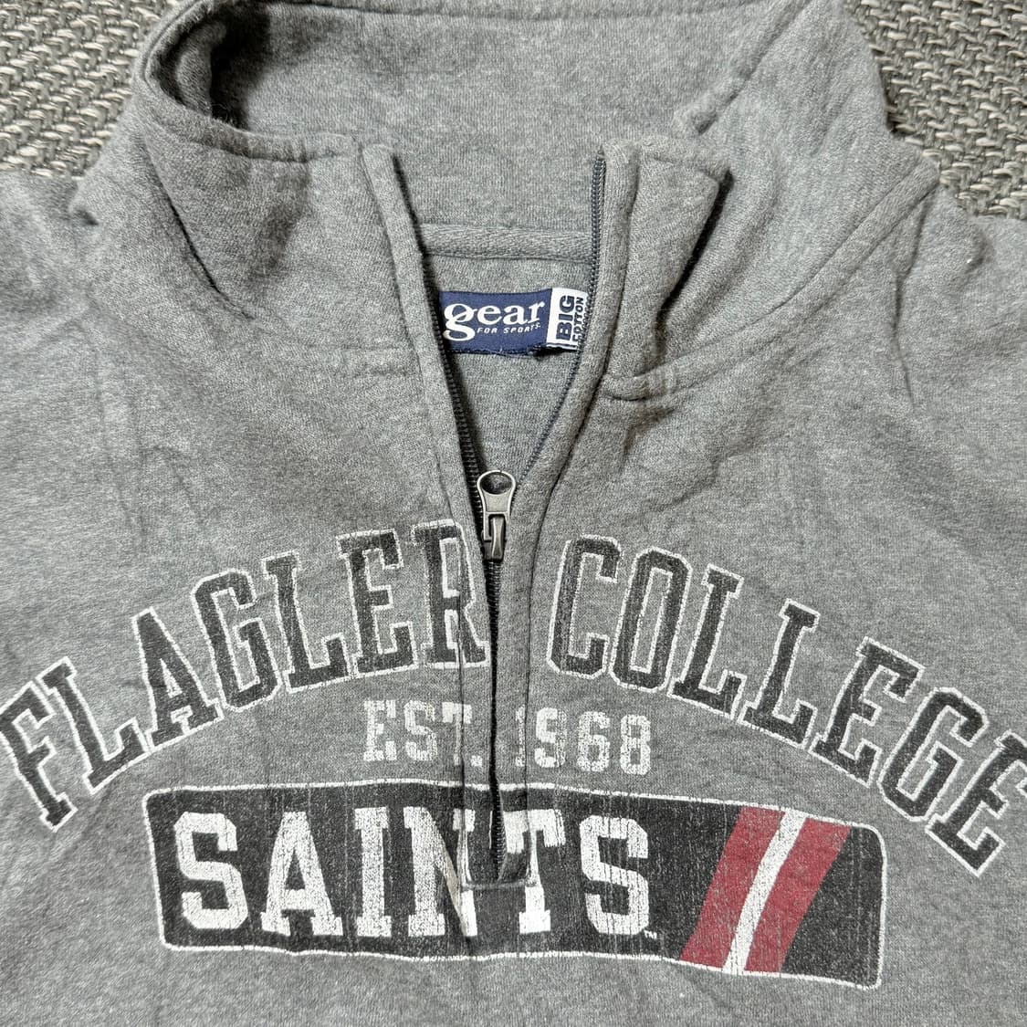 usa 기어  saints 하프 집업 맨투맨 XL 상품이미지2
