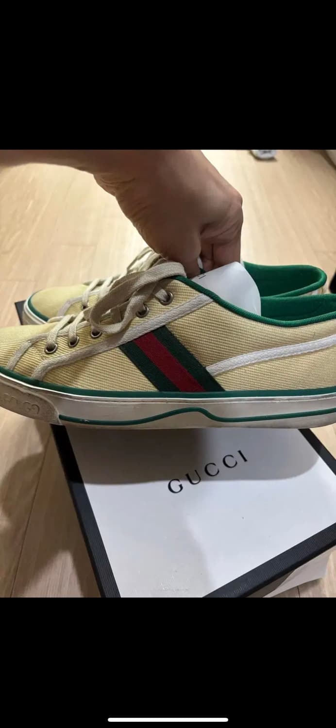 아이유 구찌 테니스 1977 버터 코튼 팝니다. 상품이미지5