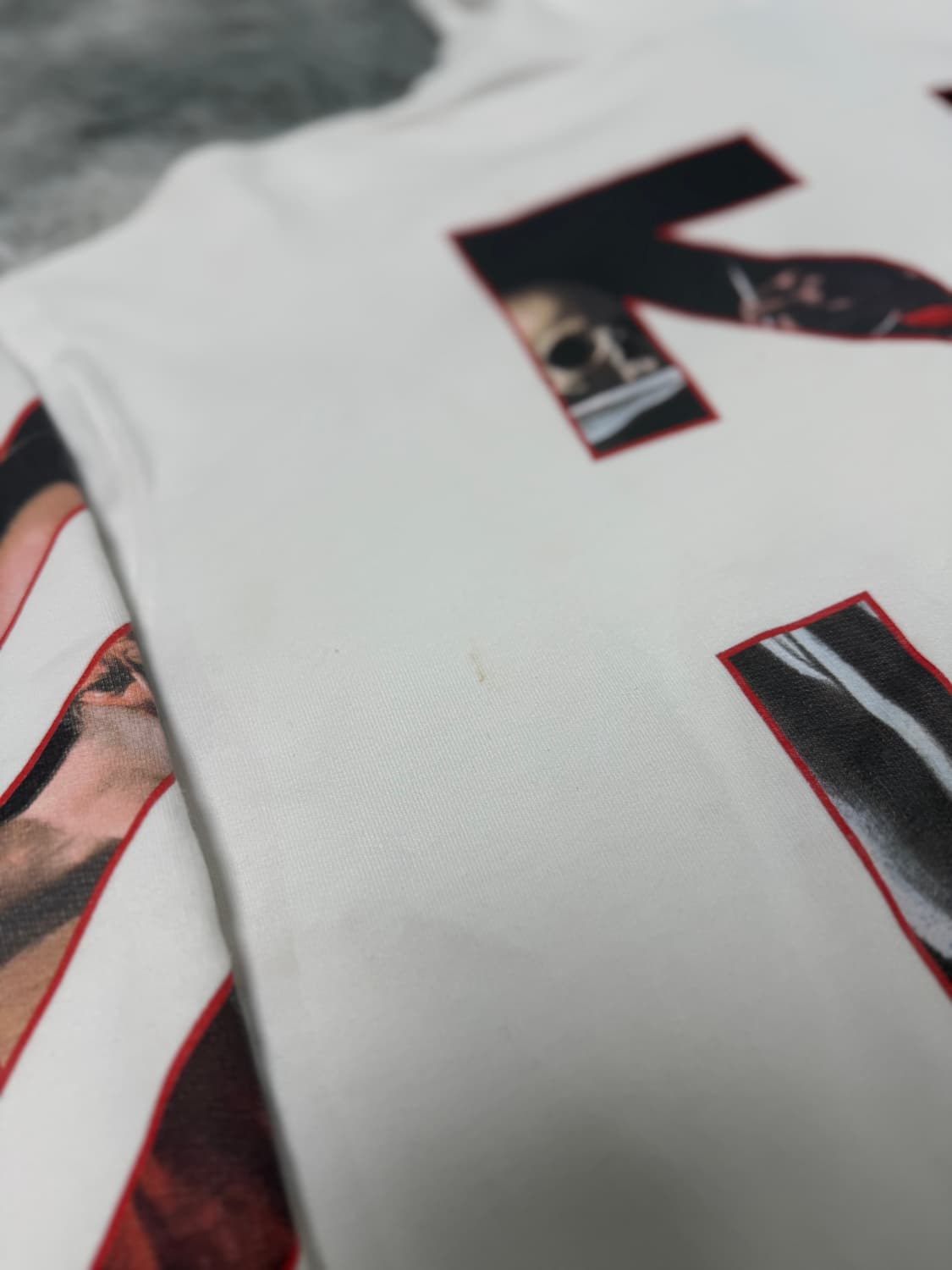 오프화이트 카라바조 후드티 화이트 L 상품이미지3