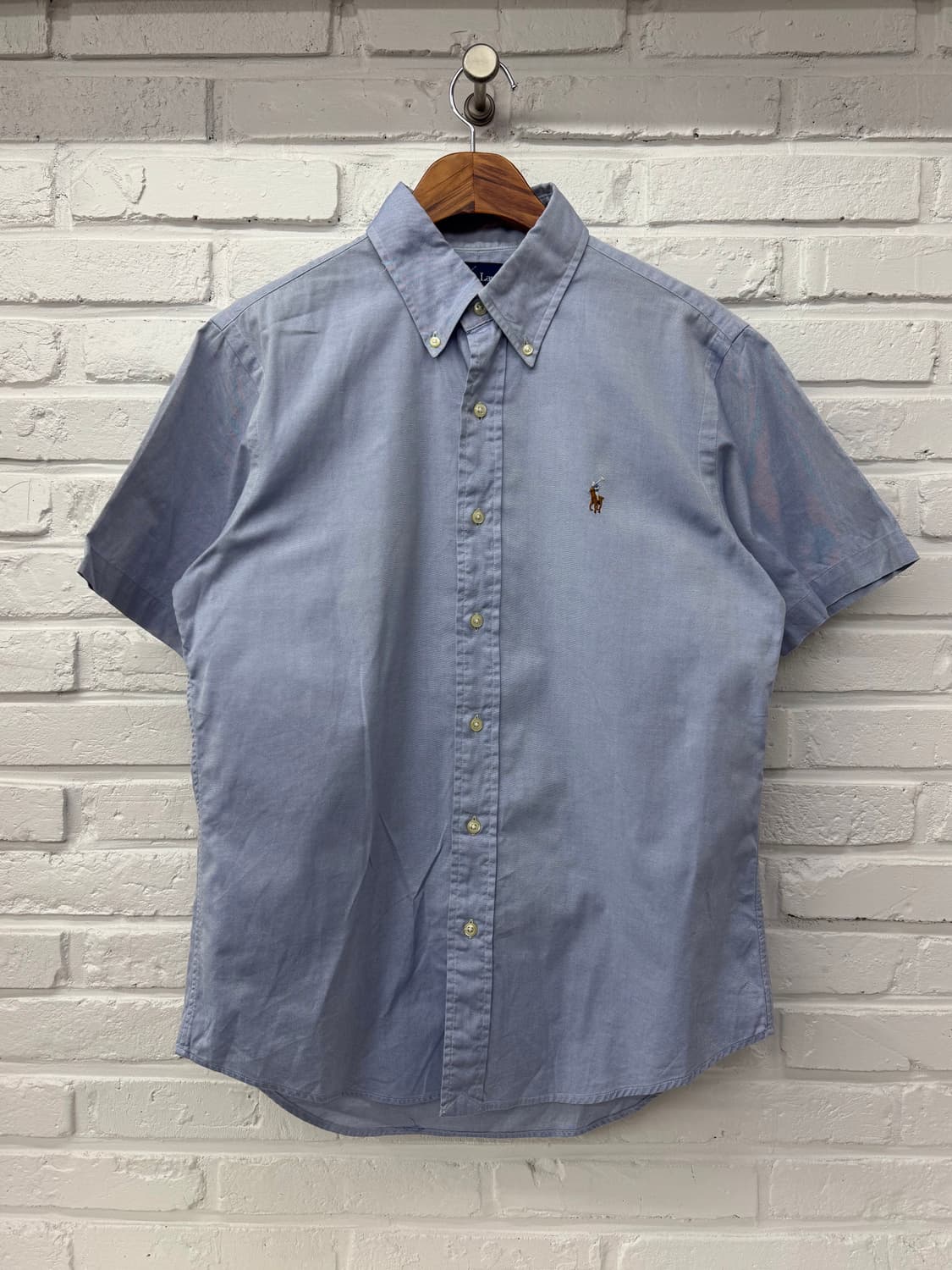 폴로 블루 반팔셔츠 상품이미지3