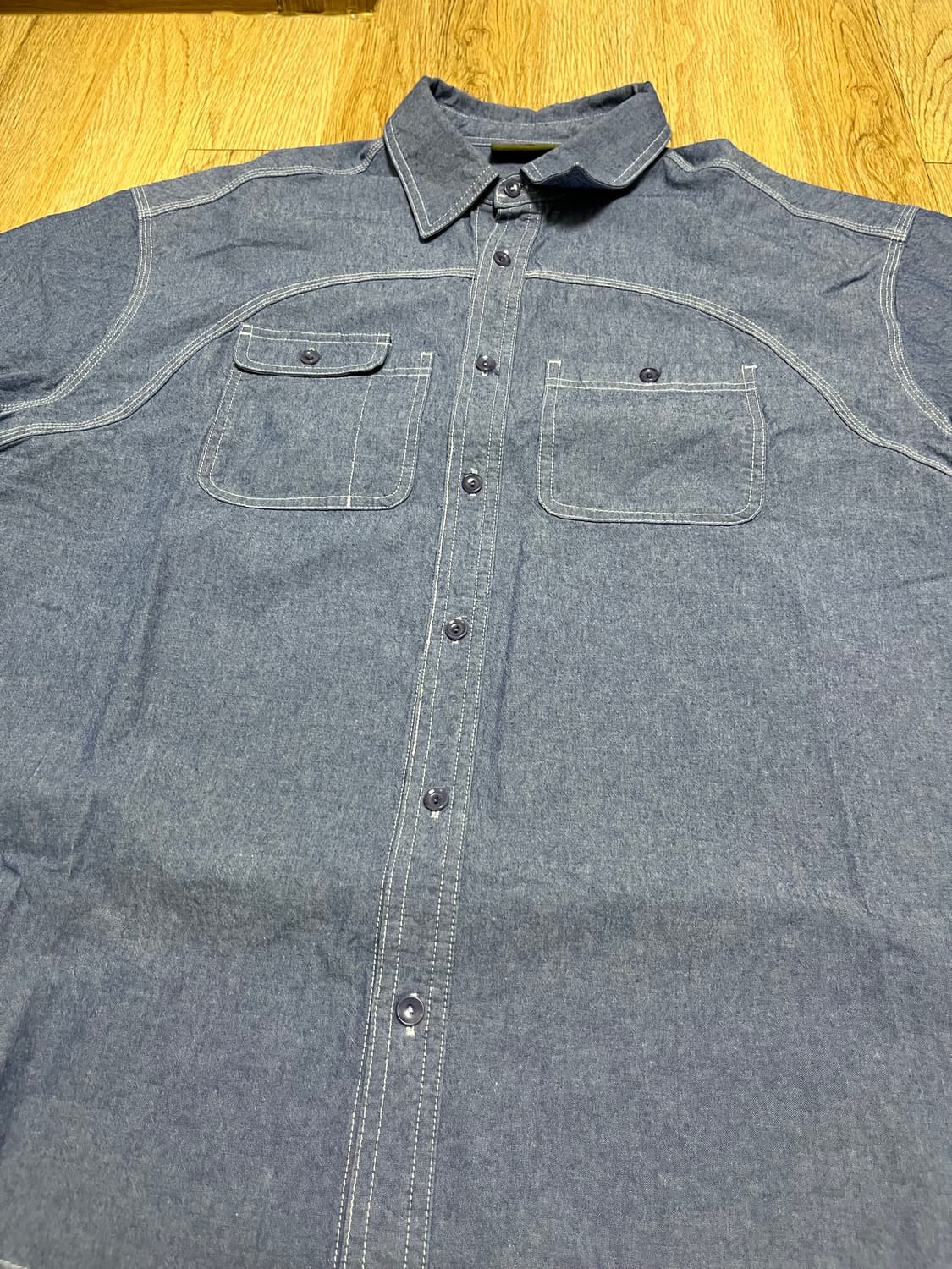 유니폼브릿지 OG 샴브레이 반팔 셔츠 상품이미지3