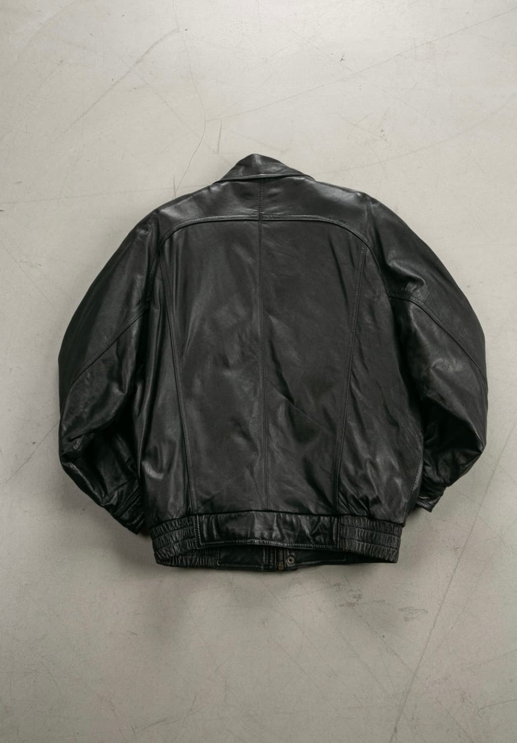 리얼 레더 봄버 자켓 상품이미지7