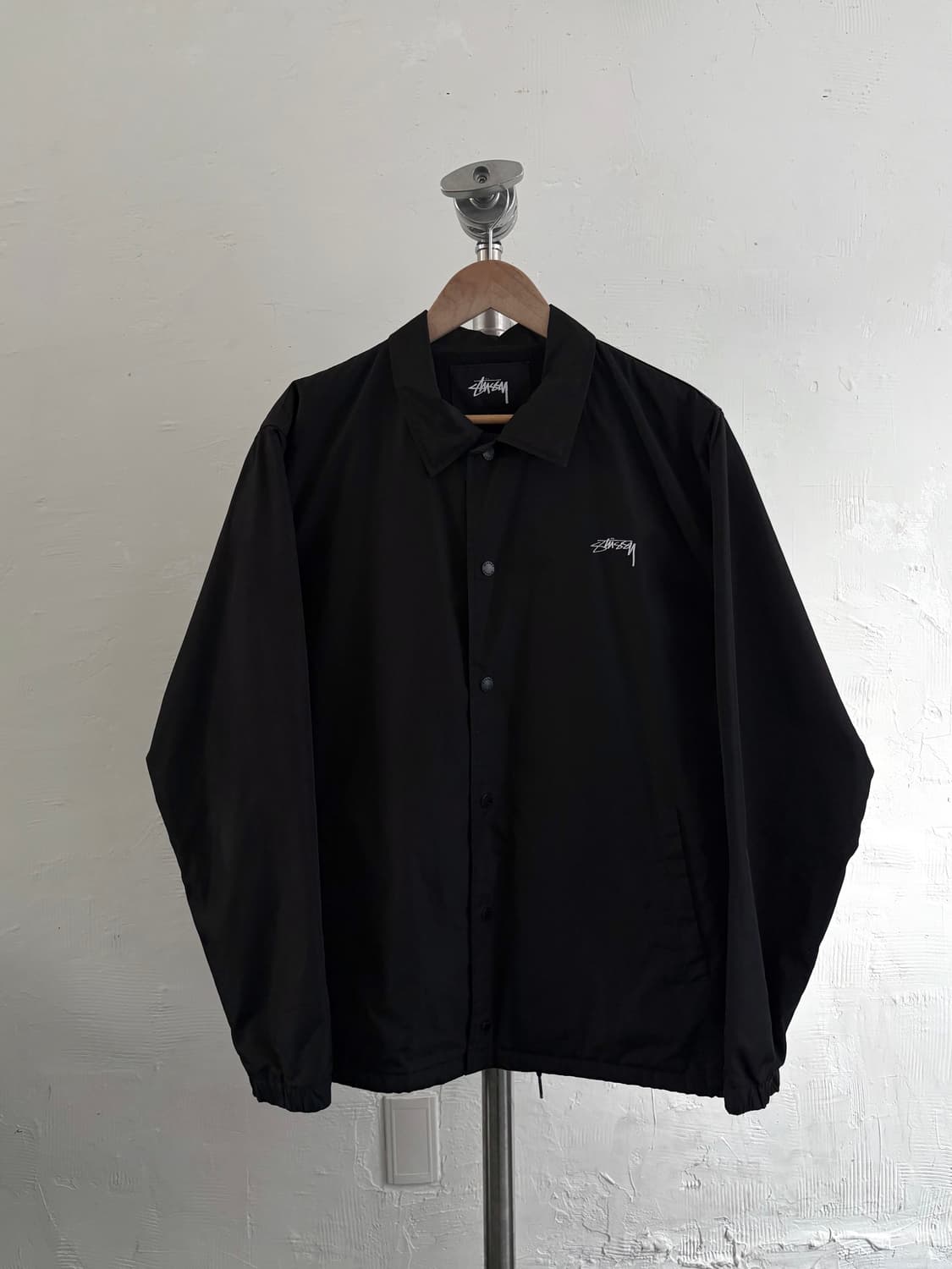 스투시 블랙 클래식 코치 자켓 상품이미지1