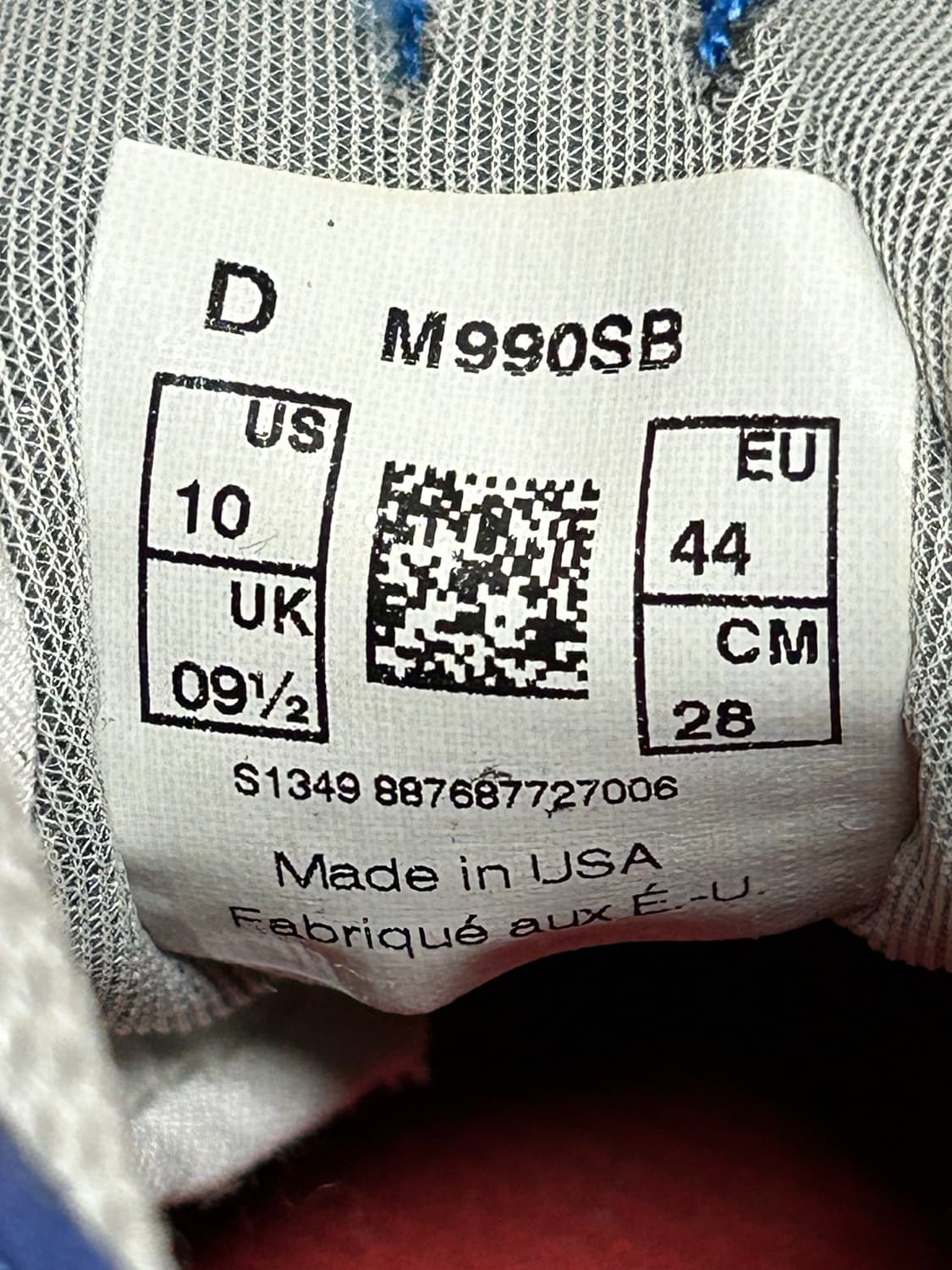 뉴발란스 M990SB [280] 상품이미지9