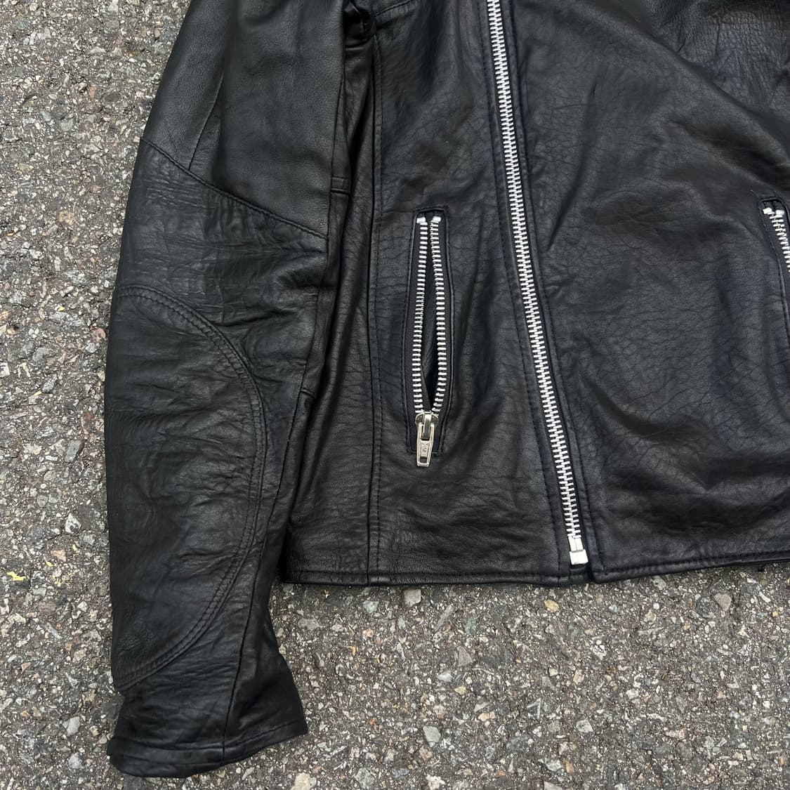 시모키타자와 링고 리빌드 레더 자켓 상품이미지6