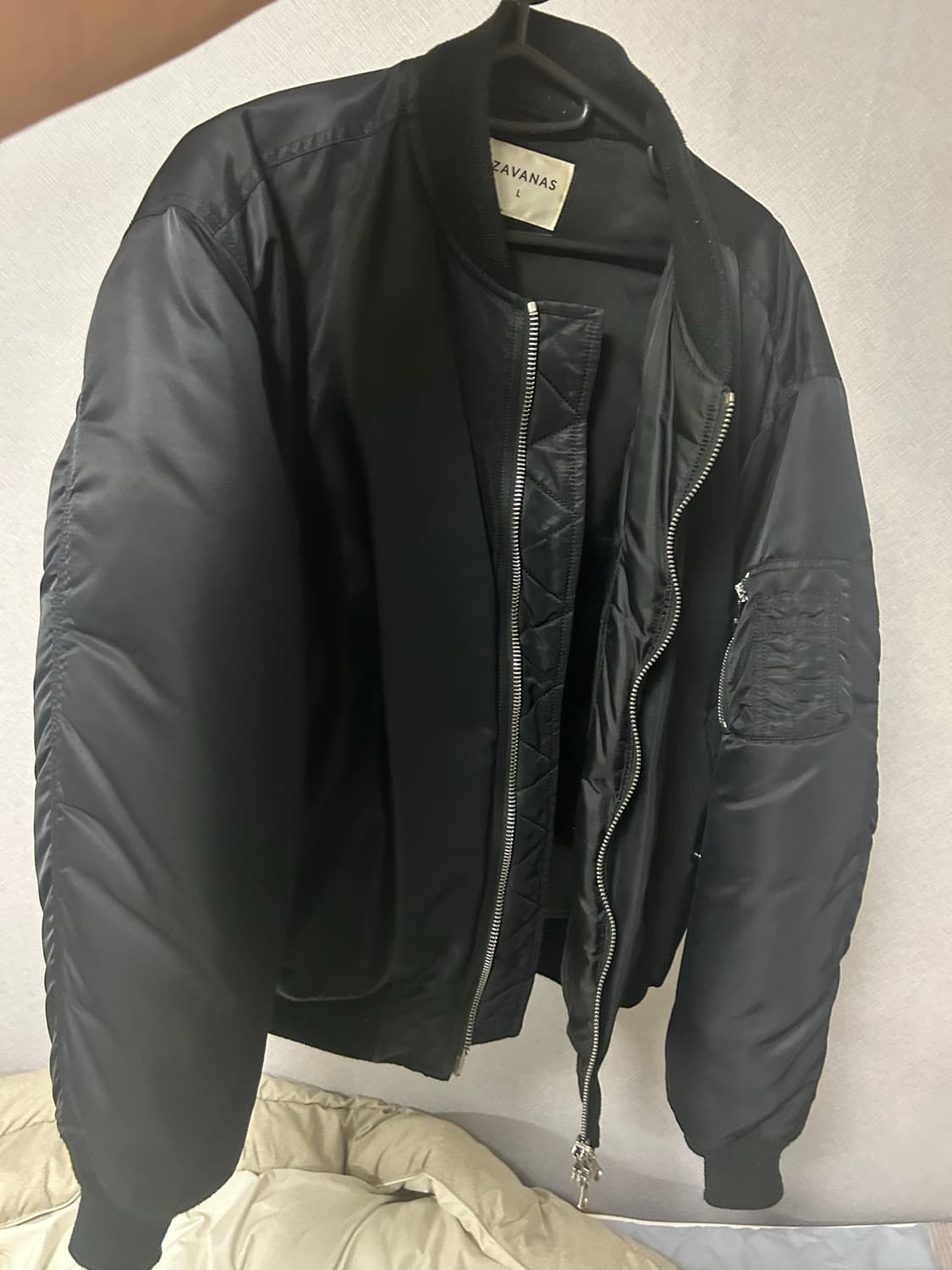 자바나스 블랙 항공점퍼 L 람포지퍼 상품이미지1