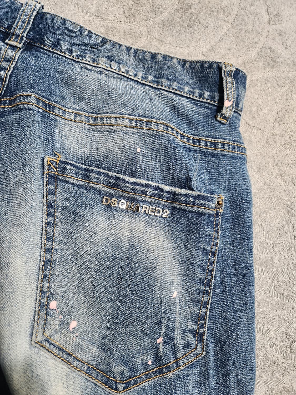 디스퀘어드2(DSQUARED2) 페인팅 워싱 데님 상품이미지6