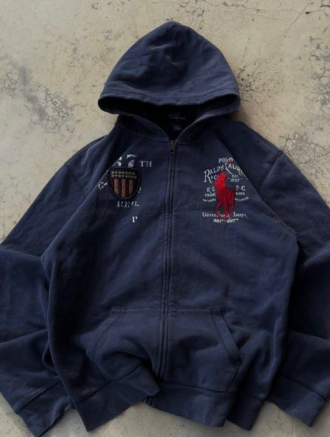 치프키프 폴로랄프로렌 후드집업 xl 상품이미지2