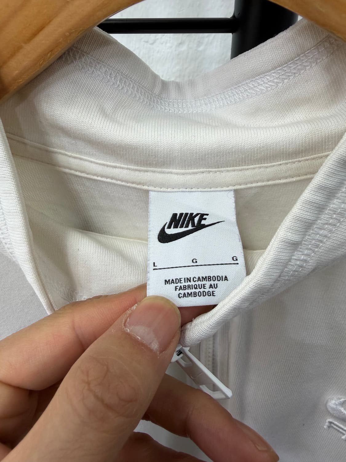 정품)나이키 남성 AIR 하프집업 맨투맨 L 상품이미지7