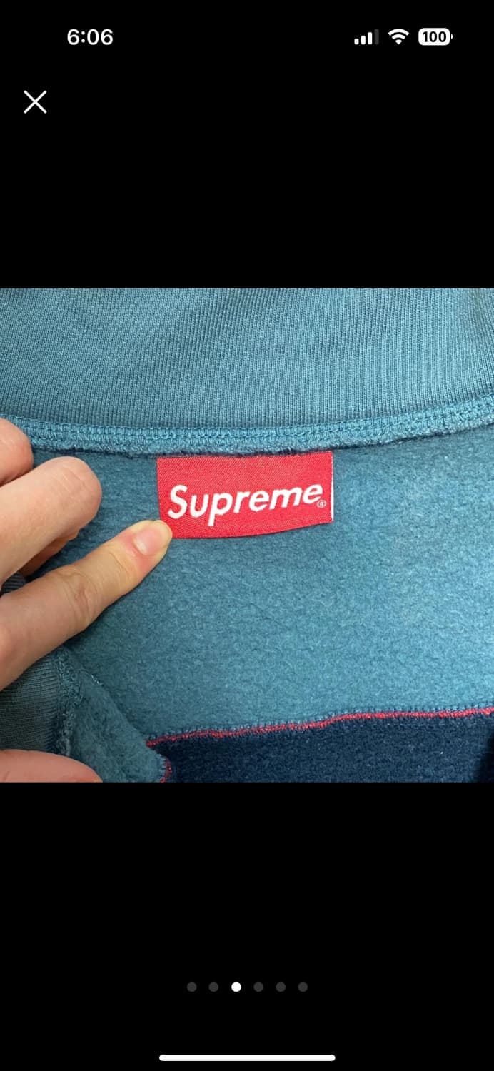 슈프림 스피드웨이 하프집업 18FW 상품이미지3