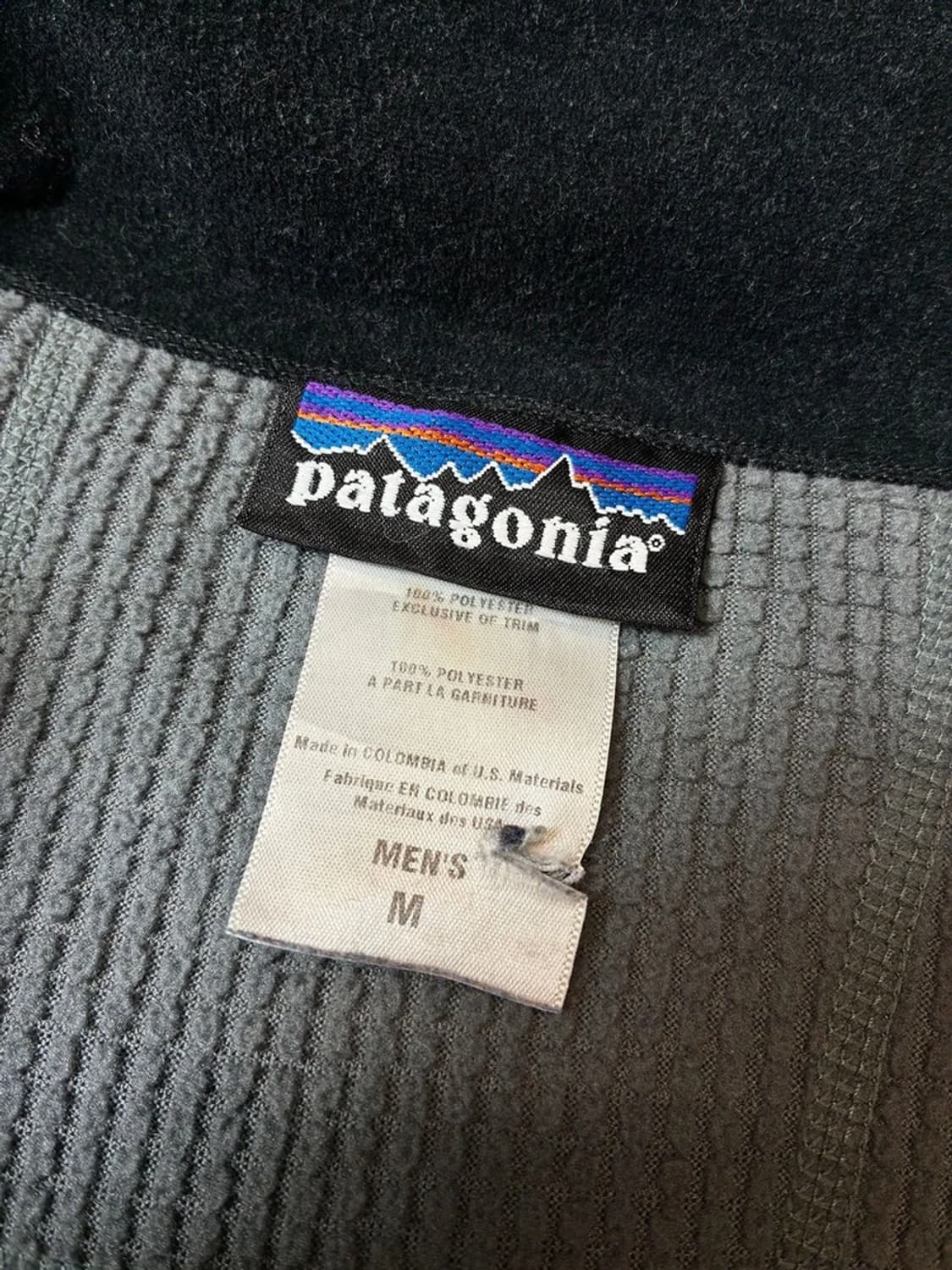 파타고니아 그레이배색 폴라텍 후리스 자켓 PN7325 상품이미지7
