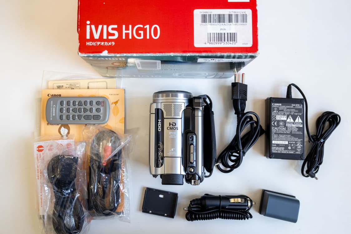 Canon Ivis HG10 / 빈티지 디지털 캠코더  상품이미지9
