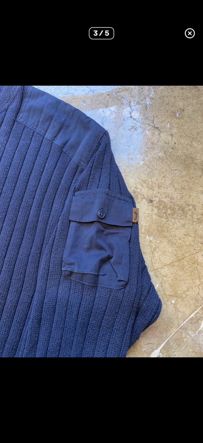 에디바우어 패치 포켓 코튼 스웨터 상품이미지3