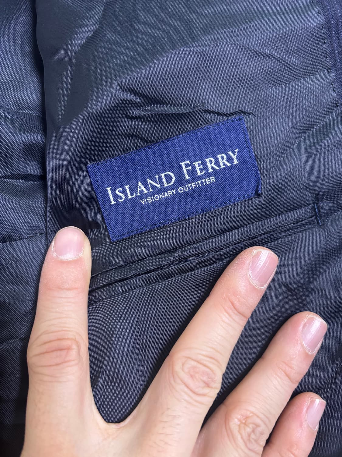 일제 ISLAND FERRI 스트라이프 울 블레이저 사이즈 105-110 상품이미지4