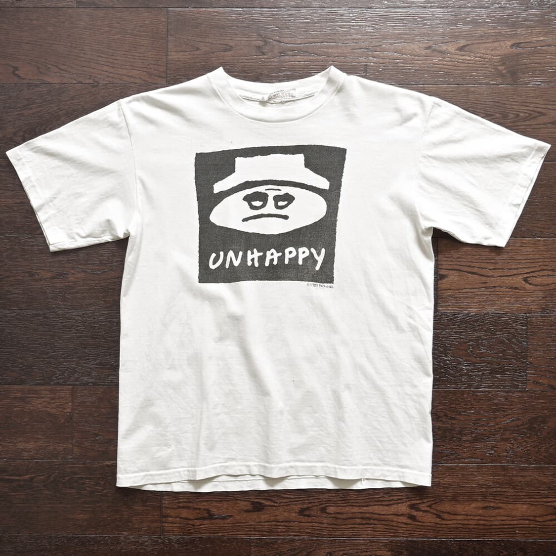 80s Unhappy 빈티지 티셔츠 상품이미지1