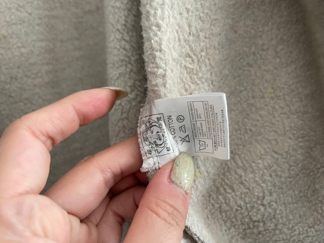 빈티지 에비수 회색 후드집업  상품이미지8