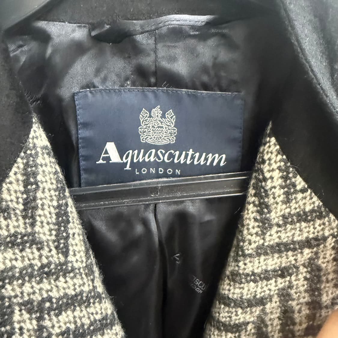 Made in 잉글랜드 아쿠아큐스텀 런던 헤링본 롱 코트 os 상품이미지2