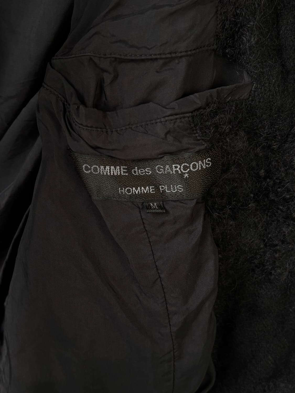 꼼데가르송 옴므 플러스 23aw 축융 모헤어 폭스 퍼 코트 상품이미지7