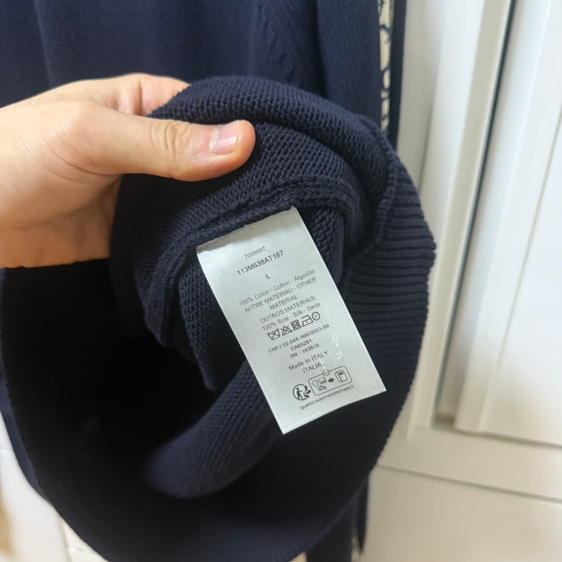 디올 오블리크 인서트 니트
L사이즈  상품이미지5