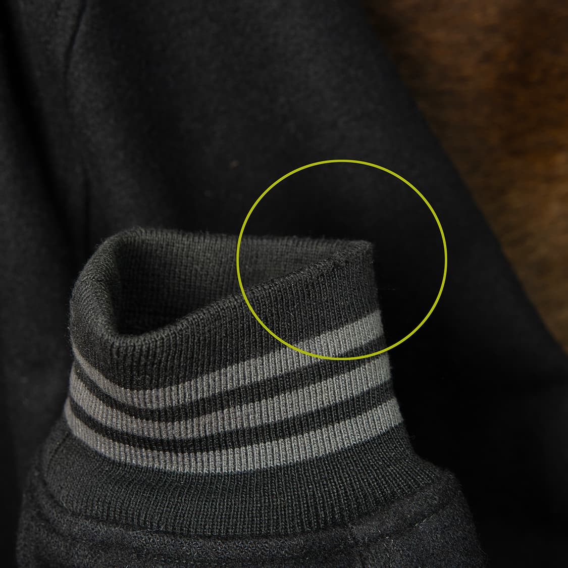 [120] 90s 할리데이비슨 울 레이온 바시티 자켓 블랙  상품이미지10