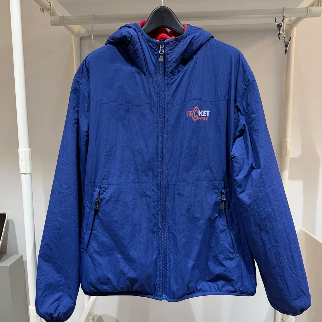 테켓 위켄드 리버시블 플리스 자켓 레드 (M) 상품이미지4