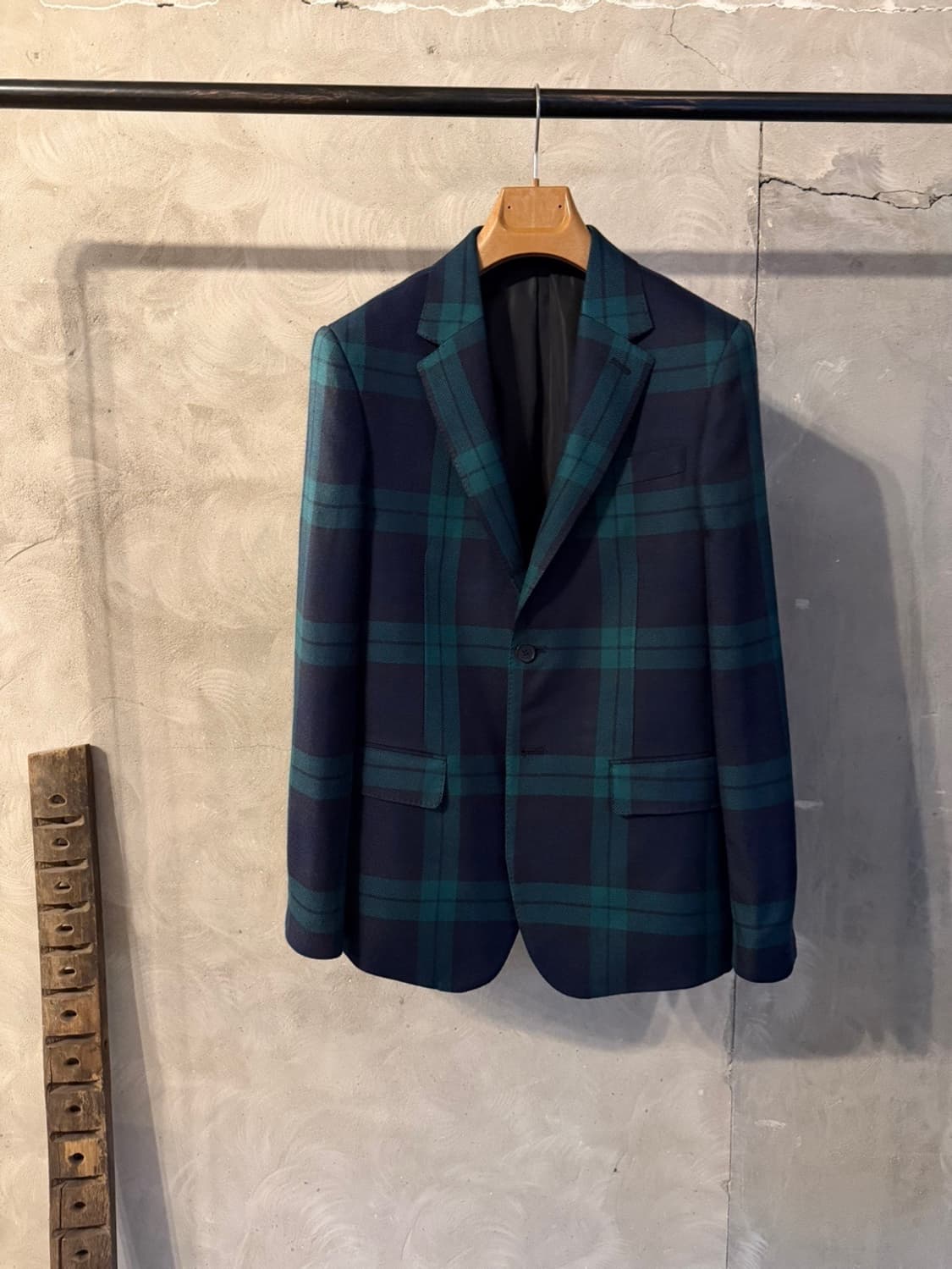 발렌티노 블랙와치 테일러드 자켓 슬림100 상품이미지1