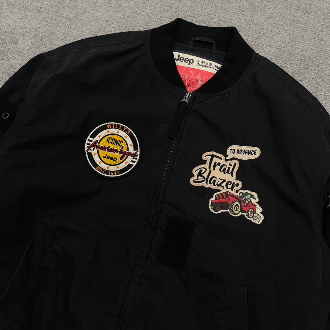 S Jeep 패치 항공점퍼 상품이미지2