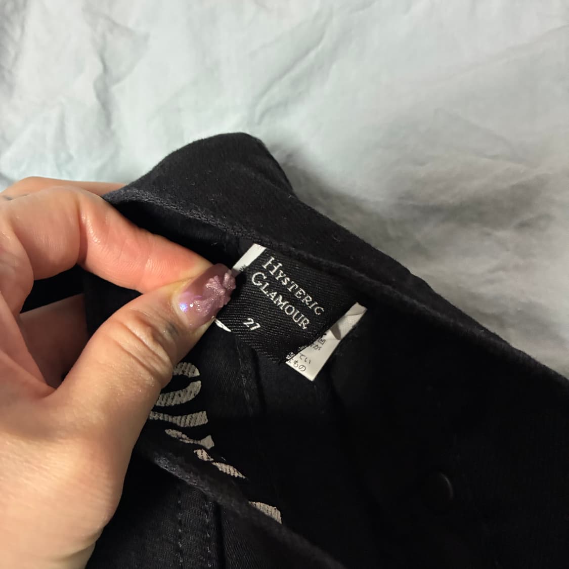 히스테릭글래머 스네이크진 부츠컷 상품이미지4