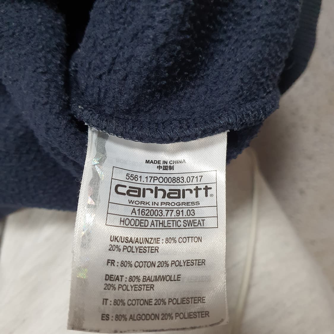 ✨ (바배) 칼하트 아치로고 기모 후드티  상품이미지4