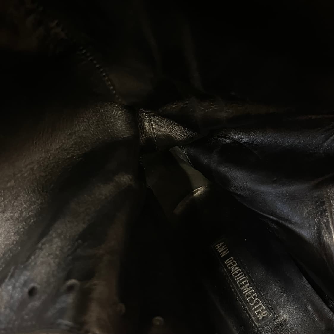 Ann Demeulemeester 앤드뮐미스터 레이스업하이 레더부츠 상품이미지7