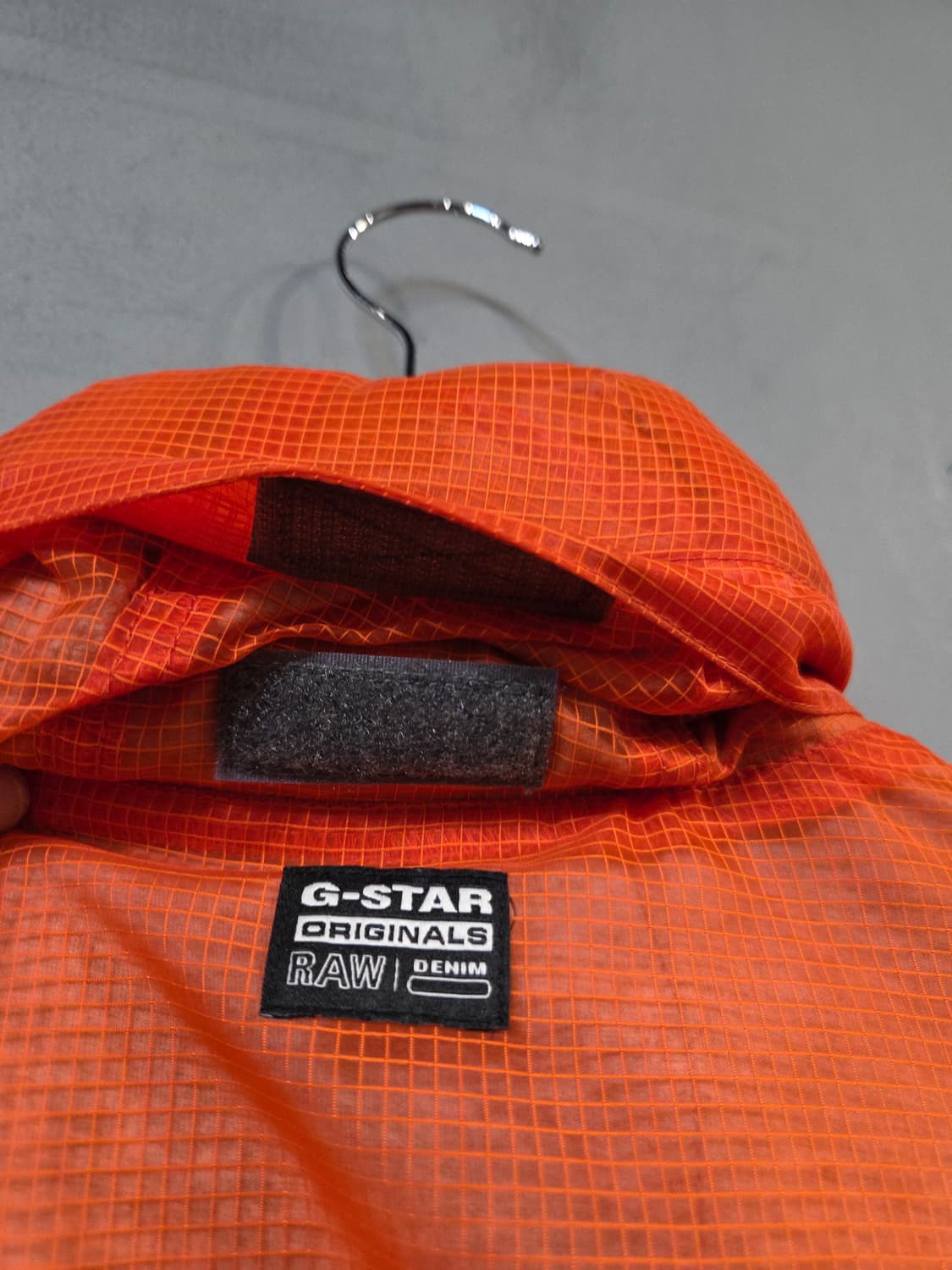 G-STAR 오렌지색 시스루 바람막이 점퍼(XS) 상품이미지6