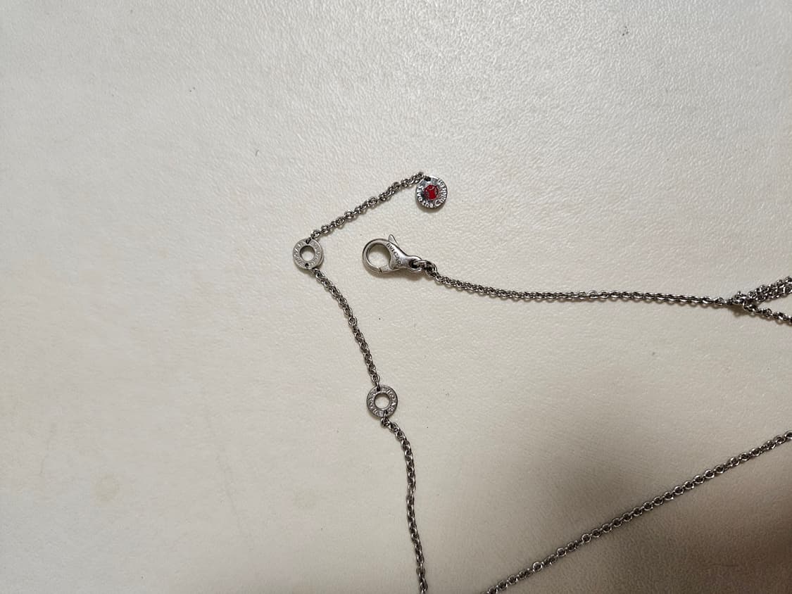 불가리 세이브더칠드런 락 목걸이 실버 정품 상품이미지5