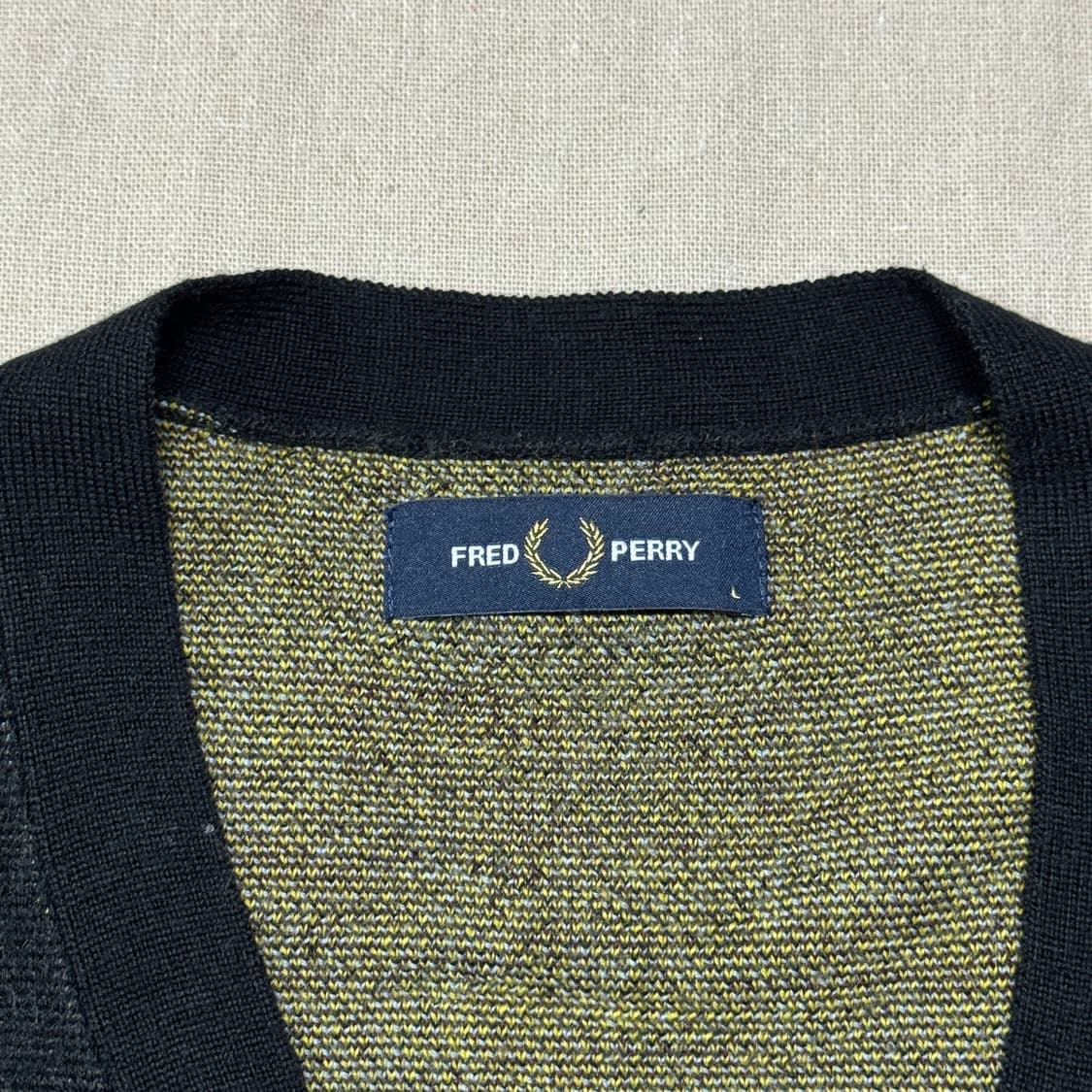 프레드페리 아가일 가디건 L 상품이미지5