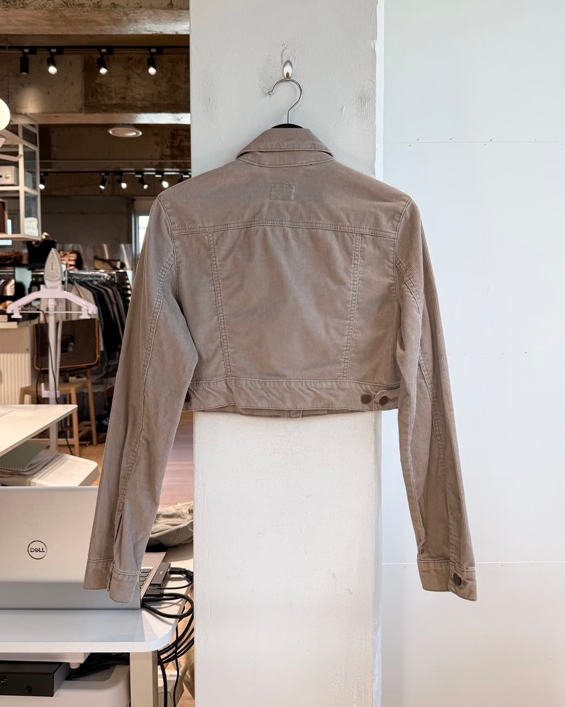 리바이스 베이지 코듀로이 크롭 자켓  상품이미지7