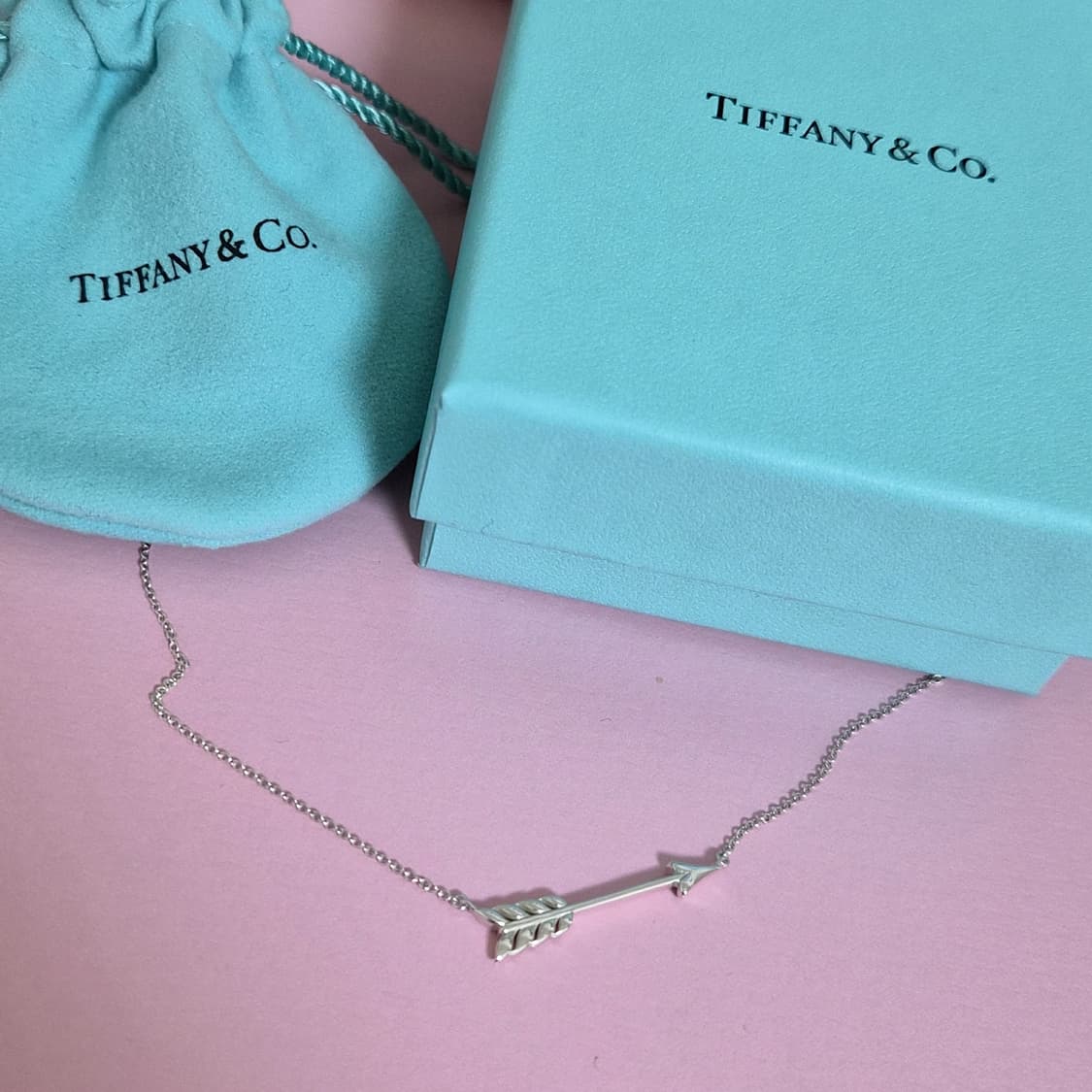 티파니앤코 정품 한정판 애로우 목걸이 상품이미지2