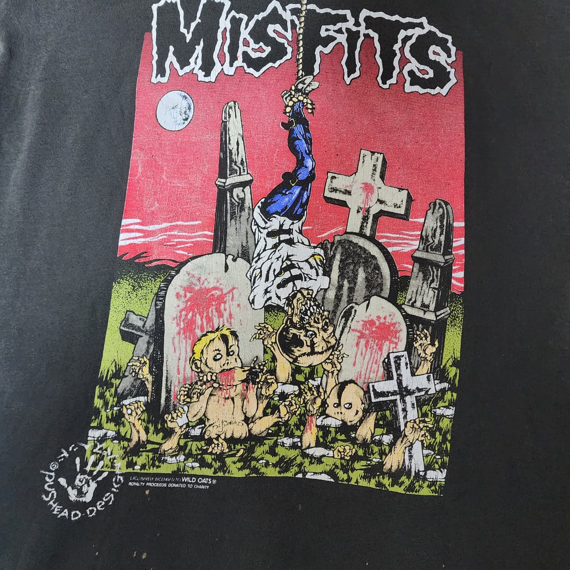[XL] 90s 미스핏츠 misfits 푸스헤드 빈티지 밴드티 상품이미지2