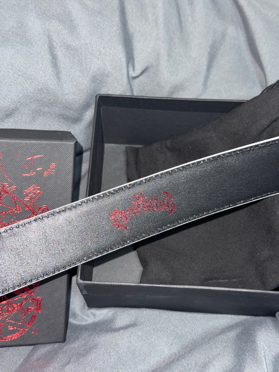 CORE BELT - CROC EMBOSSED (WHITE) 상품이미지5